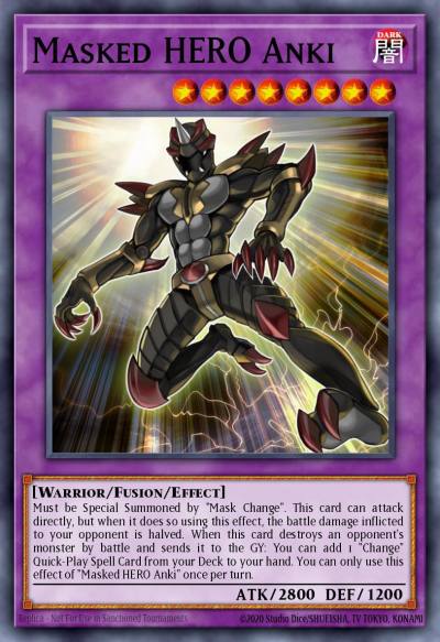 Masked HERO Anki Common LEHD-ENA36 Legendary Hero Decks Yugioh card