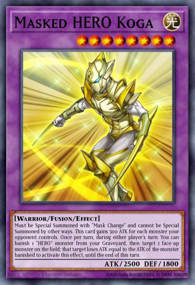 Masked HERO Koga Common AP08-EN022 Astral Pack Eight Yugioh card