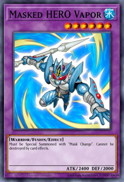 Masked HERO Vapor Super Rare GENF-EN095 Generation Force Yugioh card