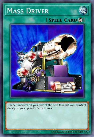 Mass Driver Common DR1-EN143 Dark Revelation Volume 1 Yugioh card