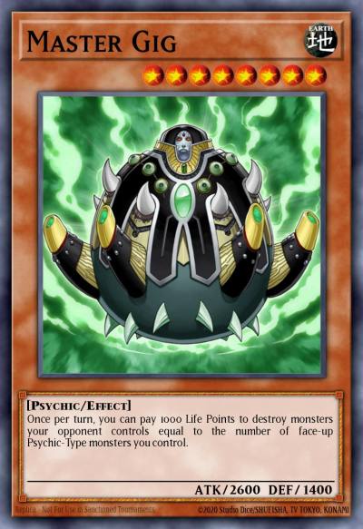 Master Gig Super Rare RGBT-ENPP5 Duelist Pack Collection Tin 2009 Yugioh card