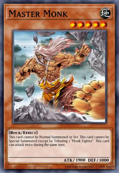 Master Monk Super Rare DR3-EN200 Dark Revelation Volume 3 Yugioh card