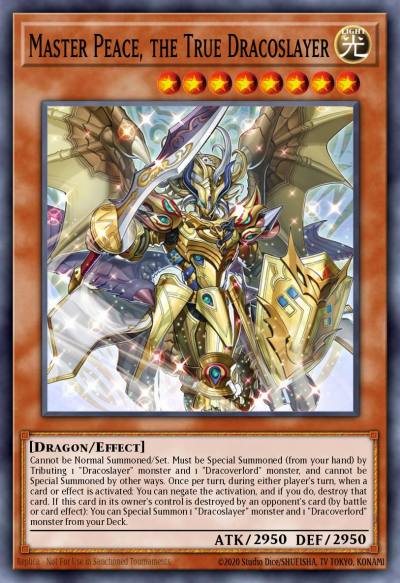 Master Peace the True Dracoslayer Ultra Rare MP17-EN075 2017 Mega-Tin Mega Pack Yugioh card