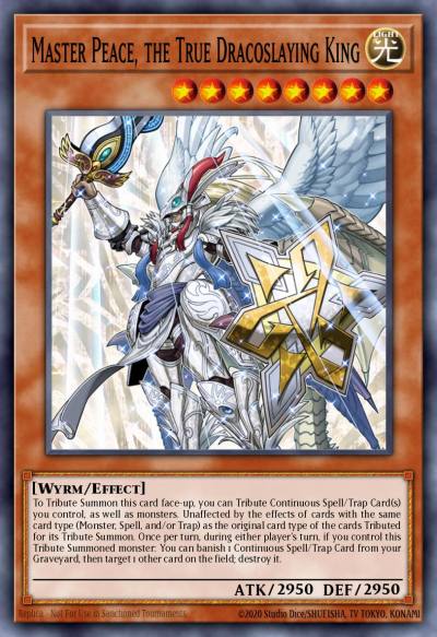 Master Peace the True Dracoslaying King Secret Rare BLMM-EN127 Battles of Legend Monster Mayhem Yugioh card