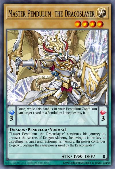 Master Pendulum the Dracoslayer Super Rare BOSH-EN023 Breakers of Shadow Yugioh card