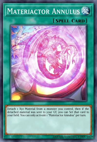Materiactor Annulus Common DIFO-EN066 Dimension Force Yugioh card