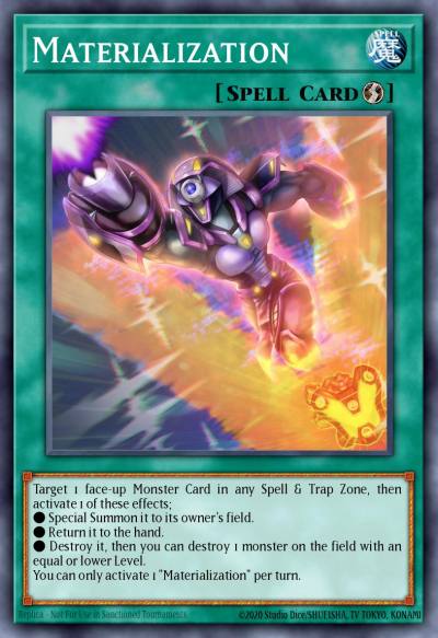 Materialization Common MP25-EN322 2025 Mega-Pack Tin Yugioh card