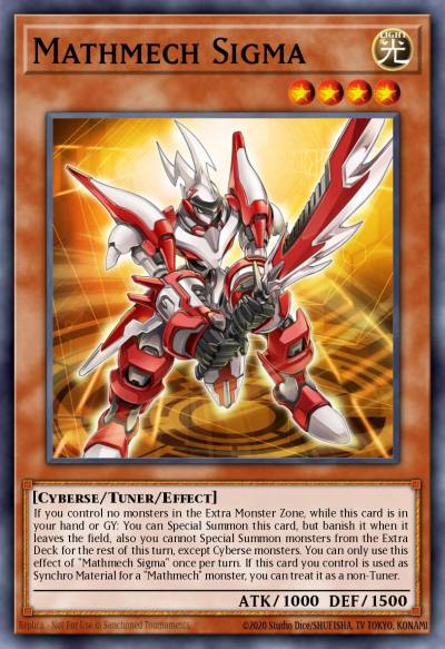 Mathmech Sigma Ultra Rare BLMR-EN060 Battles of Legend Monstrous Revenge Yugioh card