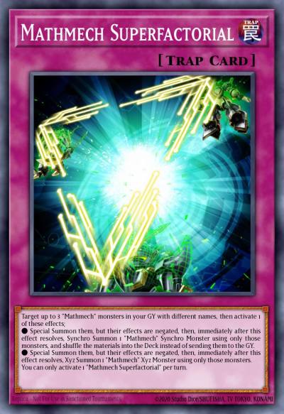 Mathmech Superfactorial Ultra Rare MP25-EN287 2025 Mega-Pack Tin Yugioh card