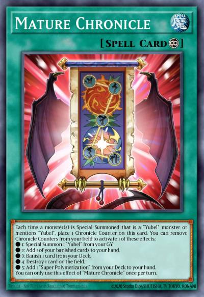 Mature Chronicle Ultra Rare MP25-EN166 2025 Mega-Pack Tin Yugioh card