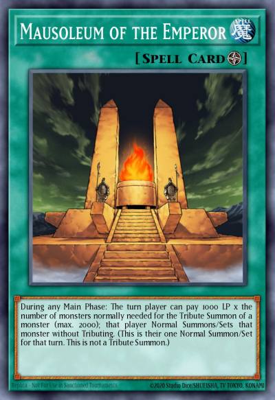 Mausoleum of the Emperor Common BP02-EN149 Battle Pack 2 War of the Giants Yugioh card