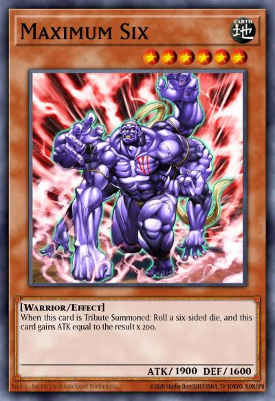 Maximum Six Common LCJW-EN047 Legendary Collection 4 Joeys World Mega Pack Yugioh card