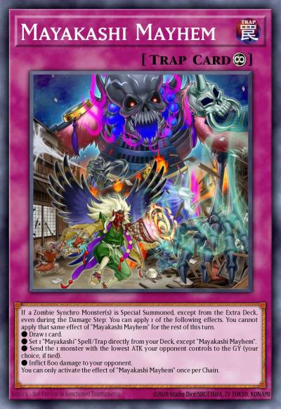 Mayakashi Mayhem Ultra Rare DUOV-EN056 Duel Overload Yugioh card