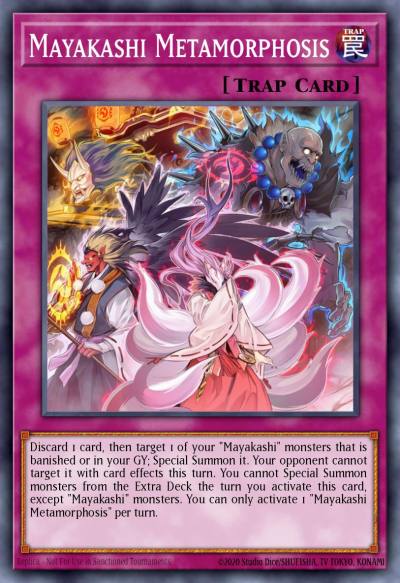 Mayakashi Metamorphosis Super Rare HISU-EN039 Hidden Summoners Yugioh card