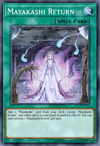 Mayakashi Return Secret Rare HISU-EN038 Hidden Summoners Yugioh card