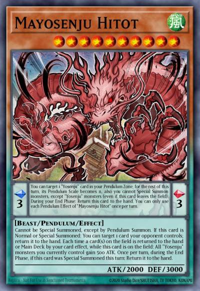 Mayosenju Hitot Super Rare RIRA-EN011 Rising Rampage Yugioh card