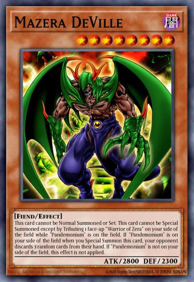Mazera DeVille Secret Rare AST-111 Ancient Sanctuary Yugioh card