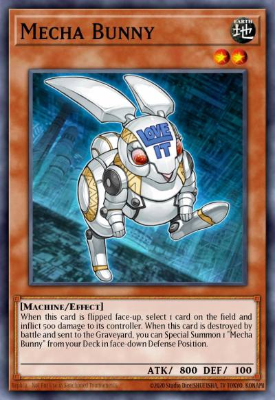 Mecha Bunny Common TDGS-EN027 The Duelist Genesis Yugioh card