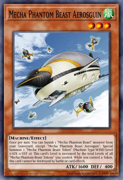 Mecha Phantom Beast Aerosguin Ultra Rare MP14-EN114 2014 Mega-Tin Mega Pack Yugioh card