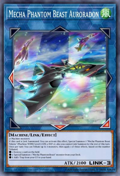 Mecha Phantom Beast Auroradon Ultra Rare DUOV-EN017 Duel Overload Yugioh card