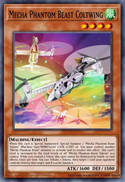 Mecha Phantom Beast Coltwing Common MP14-EN077 2014 Mega-Tin Mega Pack Yugioh card