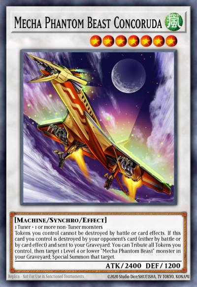 Mecha Phantom Beast Concoruda Super Rare MP14-EN093 2014 Mega-Tin Mega Pack Yugioh card