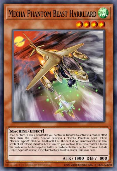 Mecha Phantom Beast Harrliard Common MP14-EN078 2014 Mega-Tin Mega Pack Yugioh card