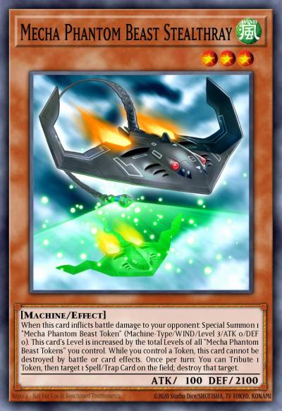 Mecha Phantom Beast Stealthray Common MP14-EN010 2014 Mega-Tin Mega Pack Yugioh card