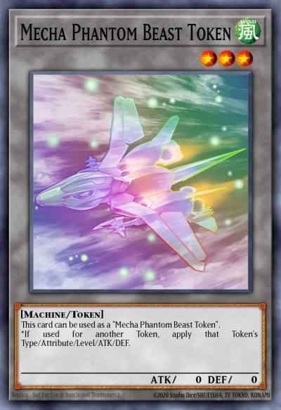 Mecha Phantom Beast Token Super Rare OP09-EN026 OTS Tournament Pack 9 Yugioh card