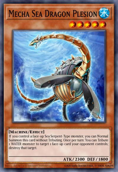 Mecha Sea Dragon Plesion Common ABYR-EN033 Abyss Rising Yugioh card