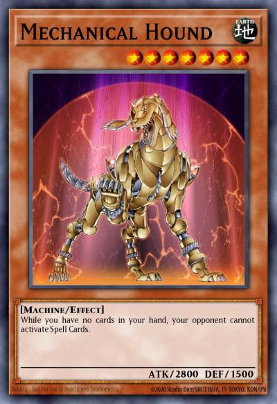 Mechanical Hound Common CRV-EN018 Cybernetic Revolution Yugioh card