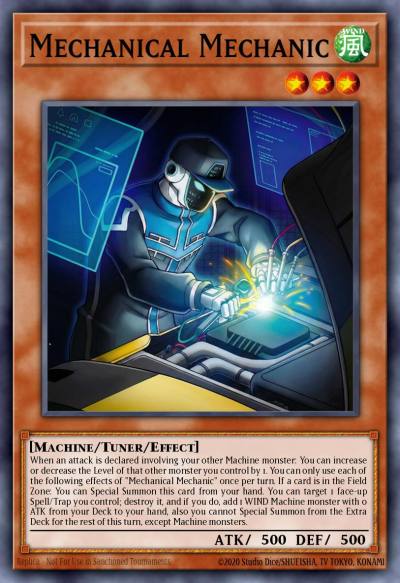 Mechanical Mechanic Common BPRO-EN081 Burst Protocol Yugioh card