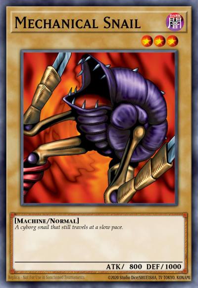Mechanical Snail Common MRL-021 Magic Ruler Yugioh card