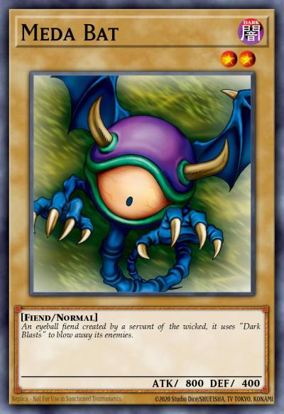 Meda Bat Common LOB-083 Legend of Blue Eyes White Dragon Yugioh card