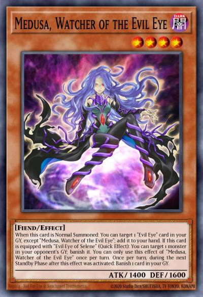 Medusa Watcher of the Evil Eye Ultra Rare MP20-EN233 2020 Tin of Lost Memories Mega Pack Yugioh card