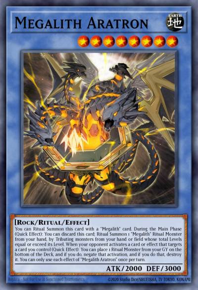 Megalith Aratron Super Rare IGAS-EN040 Ignition Assault Yugioh card