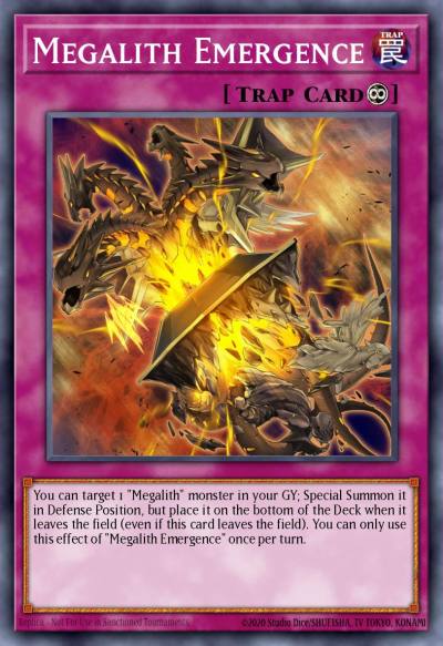 Megalith Emergence Common IGAS-EN072 Ignition Assault Yugioh card