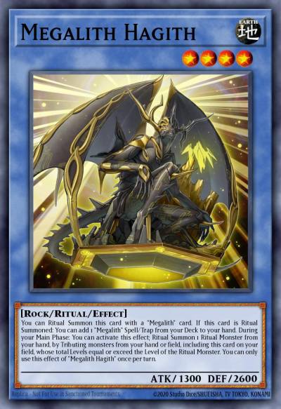 Megalith Hagith Common IGAS-EN036 Ignition Assault Yugioh card