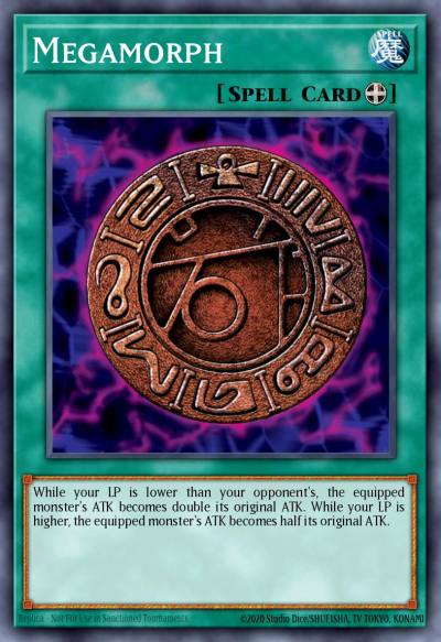 Megamorph Ultra Rare KC01-EN050 25th Anniversary Ultimate Kaiba Set Yugioh card