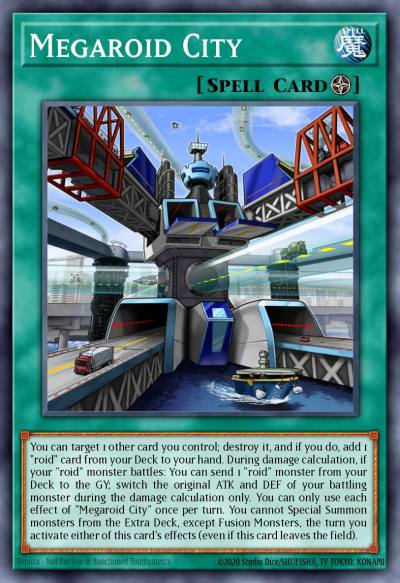 Megaroid City Rare LEDU-EN031 Legendary Duelists Yugioh card