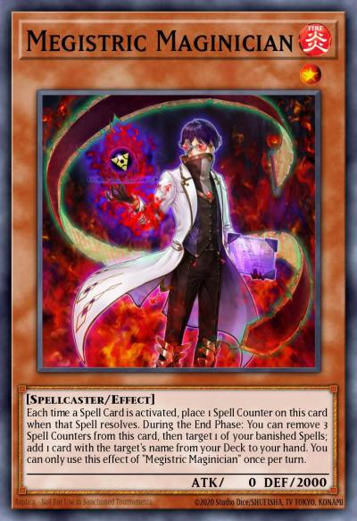 Megistric Maginician Common RIRA-EN036 Rising Rampage Yugioh card
