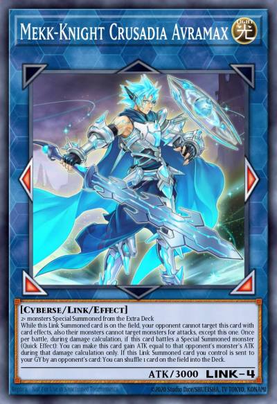 Mekk-Knight Crusadia Avramax Ultra Rare MP20-EN071 2020 Tin of Lost Memories Mega Pack Yugioh card