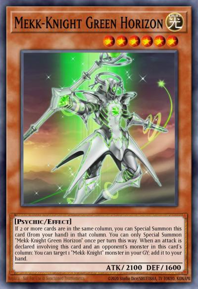 Mekk-Knight Green Horizon Common MP18-EN178 2018 Mega-Tin Mega Pack Yugioh card