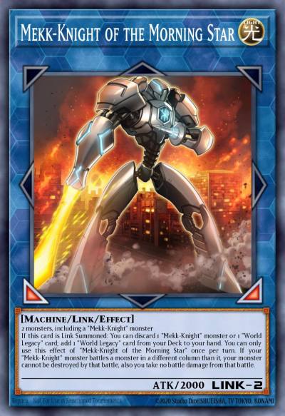 Mekk-Knight of the Morning Star Secret Rare CYHO-EN045 Cybernetic Horizon Yugioh card