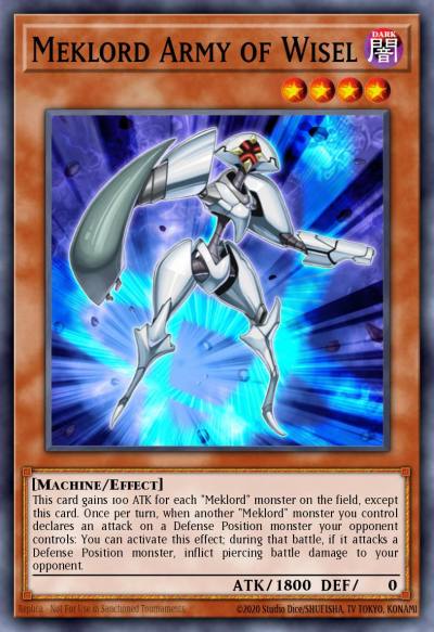 Meklord Army of Wisel Common EXVC-EN012 Extreme Victory Yugioh card