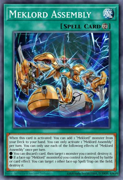 Meklord Assembly Super Rare LED7-EN020 Legendary Duelists Rage of Ra Yugioh card
