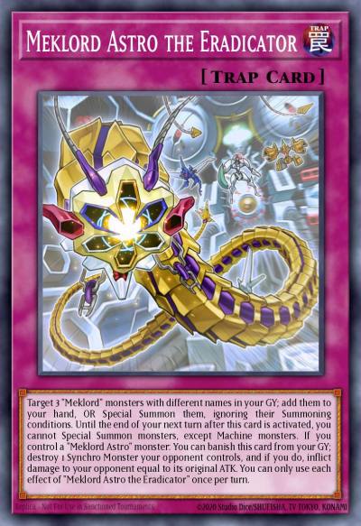 Meklord Astro the Eradicator Rare LED7-EN022 Legendary Duelists Rage of Ra Yugioh card