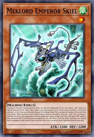 Meklord Emperor Skiel Secret Rare EXVC-EN094 Extreme Victory Yugioh card