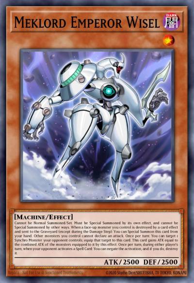 Meklord Emperor Wisel Duel Terminal Rare Parallel Rare DT07-EN008 Duel Terminal 7a Yugioh card