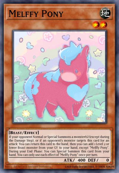 Melffy Pony Common MP21-EN116 2021 Tin of Ancient Battles Yugioh card